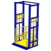 Elevador Hidráulico de Carga para Fábricas, Elevadores de Carga para Restaurantes, Elevadores de Almacén de 2-5 Toneladas, Plataformas Elevadoras de Rieles Guía Únicos y Dobles