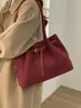 Bolso de gamuza para mujer, gran capacidad, nuevo bolso de hombro vintage esmerilado otoño e invierno 2026, bolso tote de alta gama para el trabajo