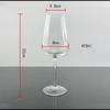 Genesis transparente vidro vinho copo 400ml fabricantes de vidro de vinho atacado varejo taça de vidro