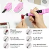 Set Completo de Herramientas Auxiliares para Uñas X3, Decoraciones de Diamantes con Purpurina, Pinceles para Uñas, Máquina Pulidora, Lima de Uñas