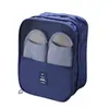 Caja de zapatos impermeable bolsa de zapatos portátil bolsa de almacenamiento para zapatos de viaje bolsa organizadora de ropa interior y calcetines bolsa de zapatos de celebridad de Internet cubierta grande carrito