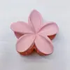 Oufile Europeu e Americano Transfronteiriço Fosco Plumeria Presilha de Cabelo Feminina Férias Coque Presilha Tubarão Grampo de Cabelo Acessórios de Cabelo Atacado