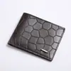 Billetera corta de hombre estilo coreano para negocios con múltiples ranuras para tarjetas, tarjetero y monedero simples y elegantes