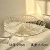 Prato de Frutas de Vidro, Luxo Leve, High-End, para Uso Doméstico, Mesa de Centro da Sala de Estar, Sensação de Alta Classe, Cesta Exquisita de Cristal para Exibir Doces e Lanches