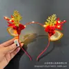 Nueva Diadema Luminosa de Astas Navideñas Linda Diadema de Brillo Elfo Diadema de Reno Infantil Suministro al por Mayor para Puestos Callejeros