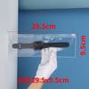 Soporte Envío Directo Bolsa Ziplock de PVC Transparente Engrosado Joyería Aretes Boca Plana Embalaje Almacenamiento Sellado Bolsa de Joyería