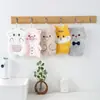 Toalla de Mano de Terciopelo de Coral para Bebés de Guardería, Toalla Pequeña Suave para Niños, Colgable, Absorbente, Paño de Limpieza para Cocina y Baño