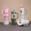 Venda transfronteiriça owala com copo térmico 40oz alça de aço inoxidável porta-copos de carro copo de gelo portátil para carro