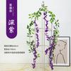 Guirnalda de Flores de Glicinia Artificial Enredadera Decoración Alambre Enredadera Flor de Frijol Enredadera Decoración de Boda Hogar Flor Artificial Enredadera Envolvente