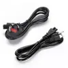 Cable de Alimentación de Cola de Flor de Ciruelo Estándar Americano GB Estándar Británico BS Cableado Adaptable a AC para Portátil Brasileño Estilo Europeo Enchufe de Tres Pines Cable