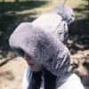 Chapéu feminino outono e inverno chapéu de puxar três pompons fofo forrado com fleece espesso montanha de neve à prova de frio quente cor sólida chapéu de tricô