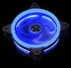Ventilador de refrigeración silencioso para carcasa de ordenador Aurora Solar Eclipse de 12 cm, 16 LED de doble apertura, LED frío 12025