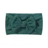 Diadema Elástica de Nylon Tejida a Mano de Color Sólido con Lazo de Ala Ancha para Niños, Amazon Europeo y Americano Transfronterizo, Accesorios para el Cabello Infantil 228