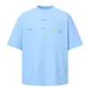 Yidao Vintage 2026 Verano Retro Americano Sencillo Casual Manga Corta de Moda Camiseta con Letras Unisex Holgada de Manga Corta