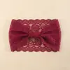 Diadema de Encaje Hueco Retro con Borde Elástico Ancho, Pañuelo de Cabeza de Cintura Moderno para Viajes de Primavera y Verano y Accesorios para el Cabello de Playa