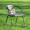 Juego de Mesa y Sillas de Café para Exteriores de Tres Piezas Balcón Exterior Patio Mesa y Sillas de Ocio al Aire Libre Silla Especial de Plástico con Respaldo para Mahjong