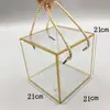 Caixa de Embalagem Transparente para Pet Bolsa Caixa Transparente para Presente Caixa Crocante Floco de Neve para Doces Caixas Quadradas de Plástico para Blocos de Construção Granulados Atacado