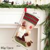 2026 Calcetín Navideño Bolsa de Regalo Bolsa de Manzana Adorno de Árbol de Navidad Adorno de Decoración para Ventana Decoración de Regalo de Navidad