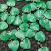 Colgante de jade verde seco con forma de corazón, colgante de jade verde melocotón, colgante de jade verde yang, colgante de jade verde jade ...