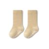 Meias infantis primavera/outono/inverno antiderrapantes cor sólida lisas meias de bebê ins para meninos e meninas crianças médias e grandes meias de algodão até a panturrilha