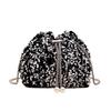 Bolsa de noite da moda Bolsa de lantejoulas personalizada da moda Bolsa feminina 2024 Novo estilo coreano Bolsa de ombro estilosa Bolsa transversal