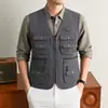 Colete acolchoado masculino para outono e inverno, espesso, à prova de vento, respirável, para esportes ao ar livre e lazer, disponível em tamanhos grandes