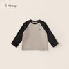 Envío Gratis Ropa Infantil Camiseta Base para Niños Otoño e Invierno Estilo Nuevo Camiseta Raglán para Niños Camiseta de Manga Larga para Niñas Ropa para Niños Pequeños