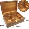 Caja de Regalo de Madera de Caucho Transfronteriza con Cerradura y Llave, Caja de Empaque Nueva, Caja de Madera Maciza, Caja de Almacenamiento para Joyería