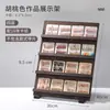 Madera Maciza Salón de Uñas Portátil Exhibidor de Uñas Estante de Exhibición Sala de Estar Tablero de Exhibición de Trabajo Paso Tarjeta de Color Libro Mesa