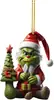 Decoraciones de Letras del Grinch de Amazon Decoraciones Navideñas Adornos para el Árbol de Navidad Decoraciones para Colgar en el Coche Dibujos Animados