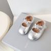 Sapatos de Princesa para Meninas Sapatos Simples de Solado Macio Novo Estilo Primavera e Outono 2026 Sapatos de Dança para Meninas Pequenas Sapatos de Couro Macio para Bebês