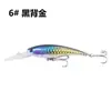 9cm/7g lengua larga pequeño Mino Luya señuelo duro cebo artificial venta al por mayor anillo incorporado perlas Weihai aparejos de pesca señuelo material ABS