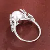 Anel Borboleta de Zircônia Fresco e Elegante Estilo Influenciador com Toque de Luxo, Anel Feminino de Cobre Puro da Moda, Atacado do Fabricante