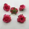 Flor de Seda Simulada Rosa Creme Flor de Seda Cabeça de Flor Pequena Broto de Flor Acessórios para Fazer DIY Rosa Pequena