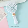 Peine para el Cabello Hueco de Dibujos Animados de Colores Dulces, Peine Masajeador Alisador de Cabello Femenino, Lindo Peine de Cojín Esponjoso con Dientes Suaves de Pata de Gato