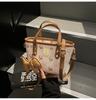 Bolso Cesta Estampado Vintage Nuevo Transfronterizo 2026 para Mujer, Bolso de Mano de Alto Valor Estilo Francés para Viajes Diarios y Salir, Bolso Cruzado