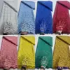 Encaje Liso Soluble en Agua Encaje para Mujer Transpirable Recorte Tejido Vestido Tela de Encaje Venta al por Mayor Encaje Francés