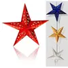 Decorações de Natal Estrela de Cinco Pontas Enfeites Pendentes de Teto Estrelas de Cartão de Papel Shopping Center Jardim de Infância Festival Decoração Enfeites Pendentes Outros