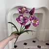 Floração Total Flor Grande Tulipa Giratória Decoração Suave para Casa Projeto Flor Artificial Nórdica Conjunto de Casamento Flor Falsa