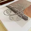 Anillo de Brazo Abierto con Diseño de Flor de Serpiente Hueca Transfronterizo Europeo y Americano Pulsera de Tendencia de Moda Pulsera Exagerada de Gama Alta para Mujeres