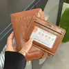 Portapasaporte Multifuncional de Cuero Retro con Portatarjetas Desmontable Organizador de Documentos de Viaje para Viajes Internacionales