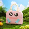Bolsa de almoço de desenho animado de moda com arroz grande saco de gelo Bolsa de isolamento de filme de alumínio para piquenique de trabalho Bolsa de lancheira para crianças