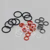 Spot Atacado Diâmetro do Fio 1,2 mm Alta Elasticidade O-Ring Translúcido/Preto/Vermelho Grau Alimentício Anel de Silicone em Forma de O