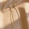 Pendientes de Metal Geométricos Retro con Aguja de Plata S925 para Mujer, Diseño de Nicho, Pendientes de Alta Gama, Lujo Accesible, Pendientes Atmosféricos al Mayoreo