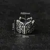 Plata Esterlina S925 Cuerda Trenzada DIY Accesorios con Cuentas Cuentas Espaciadoras de Plata Mate Patrón de Tótem de Máscara Calada Pasador de Agujero Grande