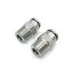 Conector Terminal de Acero Inoxidable 304/316 de Paso Recto Conexión Rápida Rosca Macho Conector Rápido para Manguera Manguera de Aire PC8-02