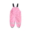 Vendas Diretas de Fábrica Em Estoque Novo Modelo Macacão Esportivo Infantil para Exterior Brincar na Areia e Atravessar Água Calça de Chuva Calça de Caminhada Infantil Calça Comprida