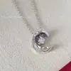 Coco Collar de Perlas Doradas con Patrón de Diamantes Simple y Sofisticado Transmisión en Vivo Nueva Versión de Gama Alta Artesanía de Precisión CNC Cadena de Clavícula de Nicho
