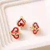 Pulseira Vermelha Chinesa Acessórios de Contas 18K Capa de Sino de Vento de Metal Pulseira de Latão Flor de Cheongsam Acessórios Auspiciosos Retrô Fivela