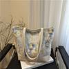 Bolsa Tote Literária para Mulheres, Nova Bolsa de Ombro Estudantil Estilo Coreano Trendy, Bolsa de Mão, Bolsa Axilar Estilo Preguiçoso
